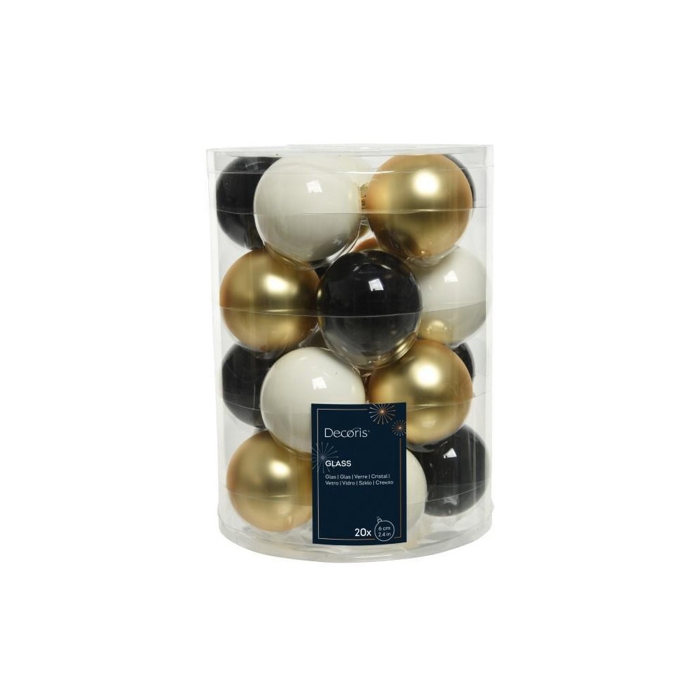 SFERA VETRO MIX GOLD-WHITE-BLA